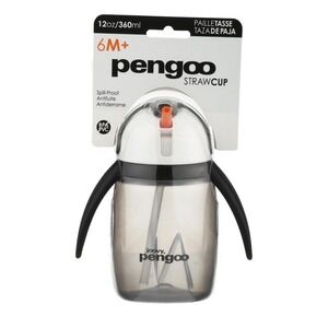 Joovy Pengoo Sippy Cup Spill Proof 12oz Straw Cup NEW